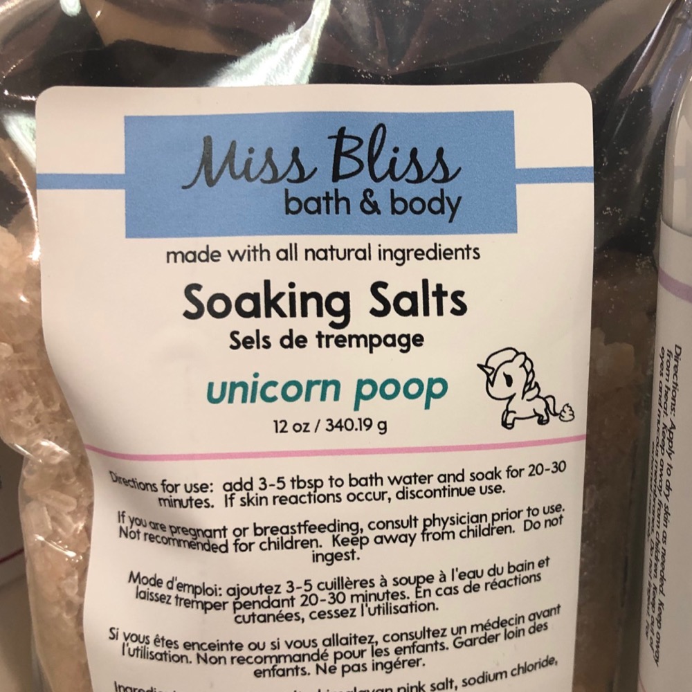 Soaking Salts » Miss Bliss Bath