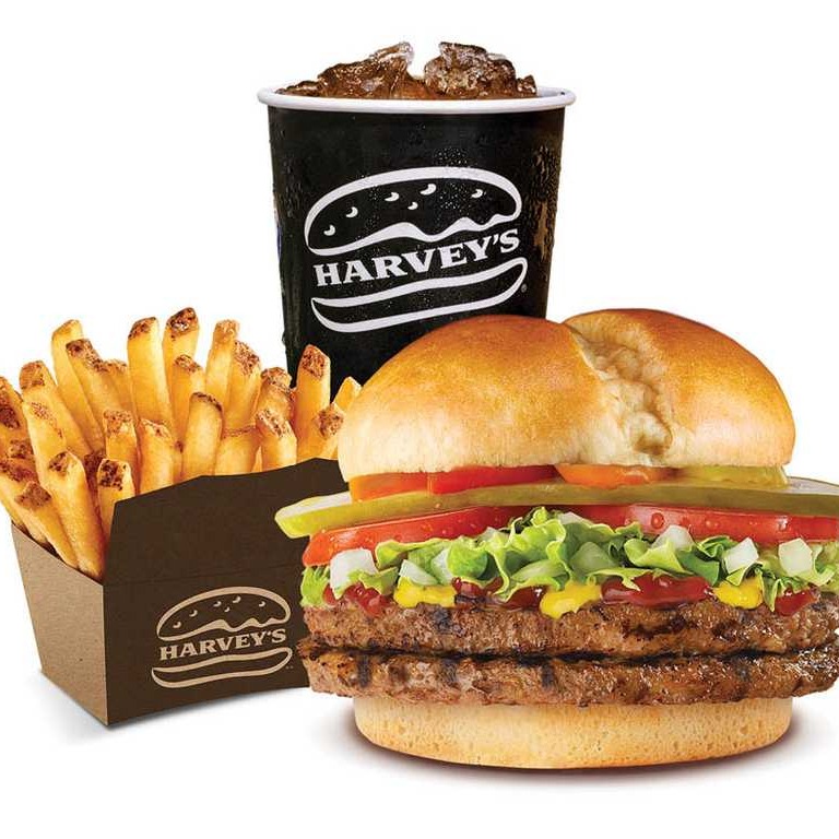 Double Original Burger Combo » Harveys Restaurant (South)